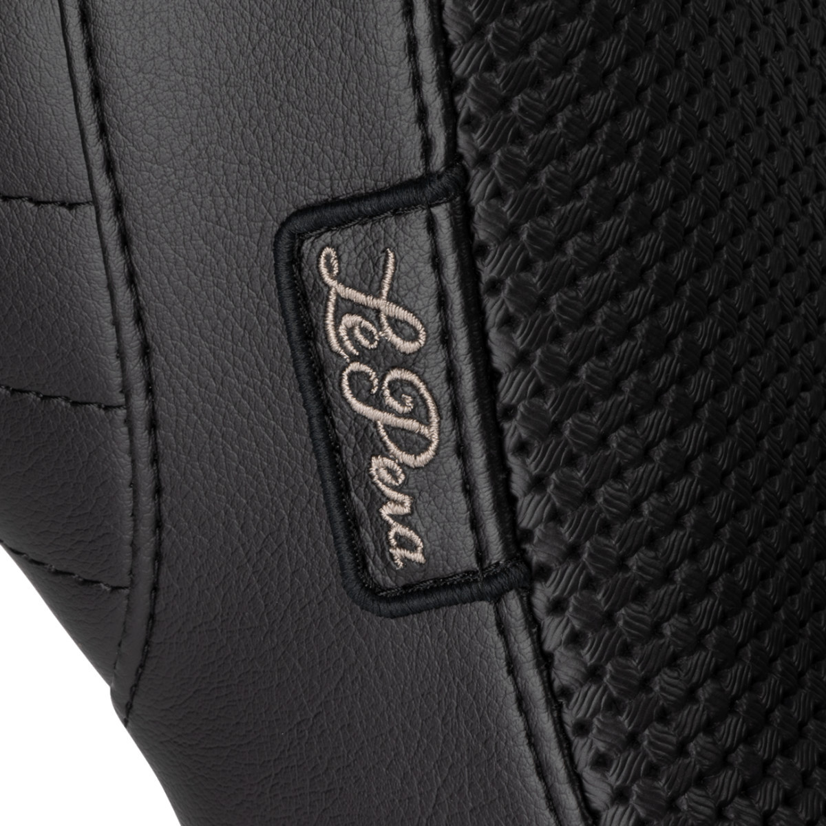 LE Pera #LYR-590DLBW - Kickflip Daddy Long Legs Low Rider Seat - Basket Weave - Black - FL/FX '18-'24
