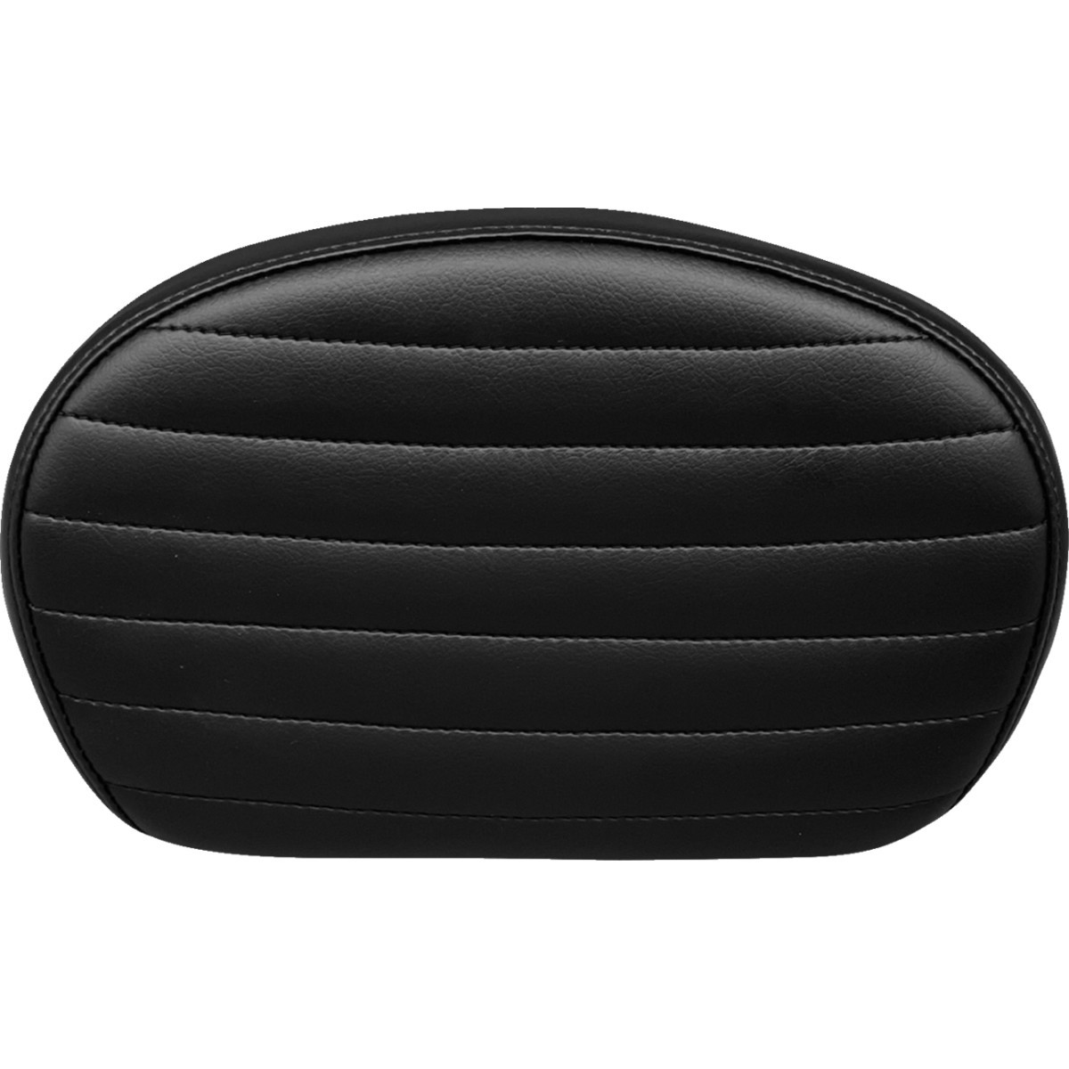 LE Pera #L-SBP02PT-DULL - Sissy Bar Pad - Medium - Pleated - Dull Black