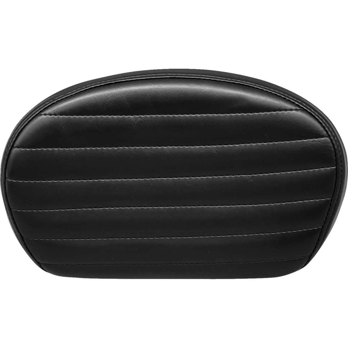 LE Pera #L-SBP02PT-SH - Sissy Bar Pad - Medium - Pleated - Shiny Black
