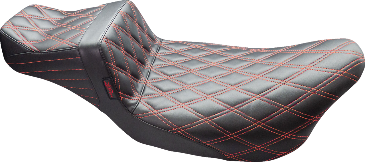 Le Pera #LK-587DLDD-RED - Tailwhip Daddy Long Legs Seat - Double Diamond w/ Red Thread - FL '08-'24