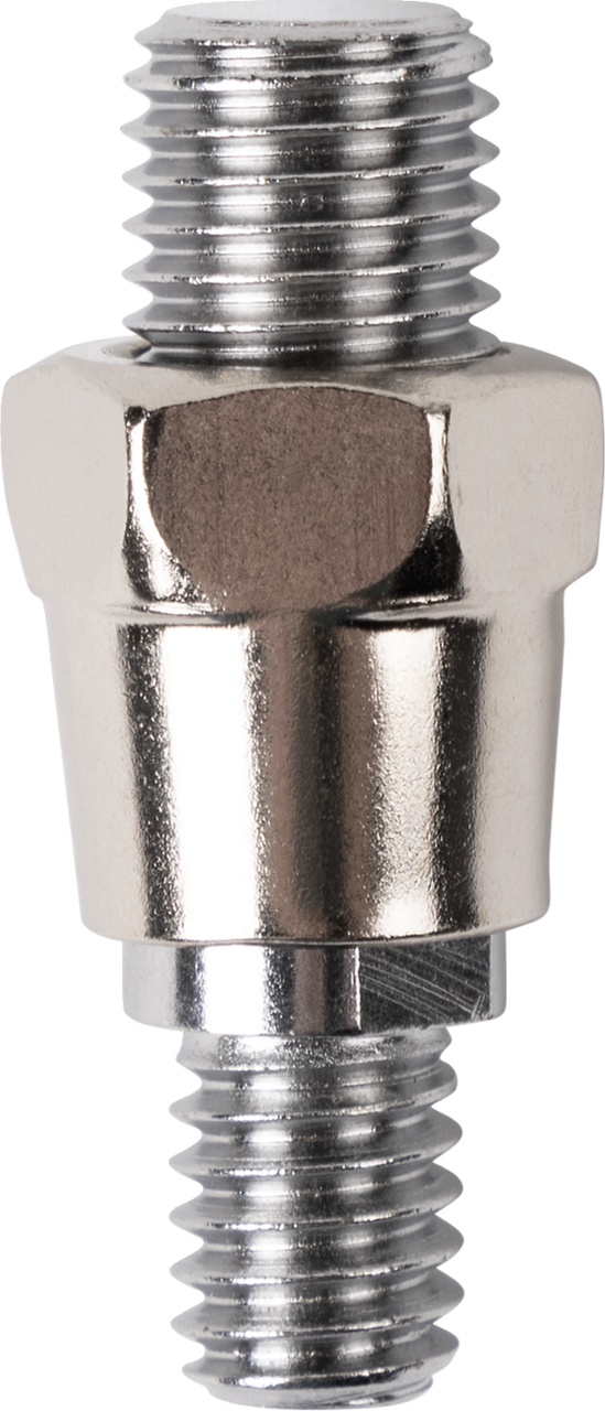 Drag Specialties Adapter - Mirror - Stealth - Standard - Right/Left - Chrome