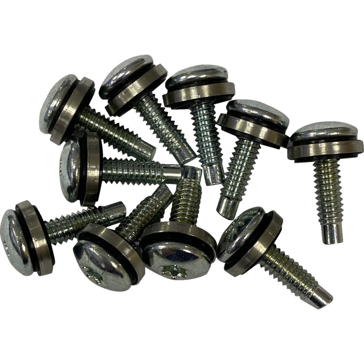 Drag Specialties - Mounting Kit - Fuel Pump Top Plate - Torx - Button-Head with Seal Washer - 1/2" - 10 Pack