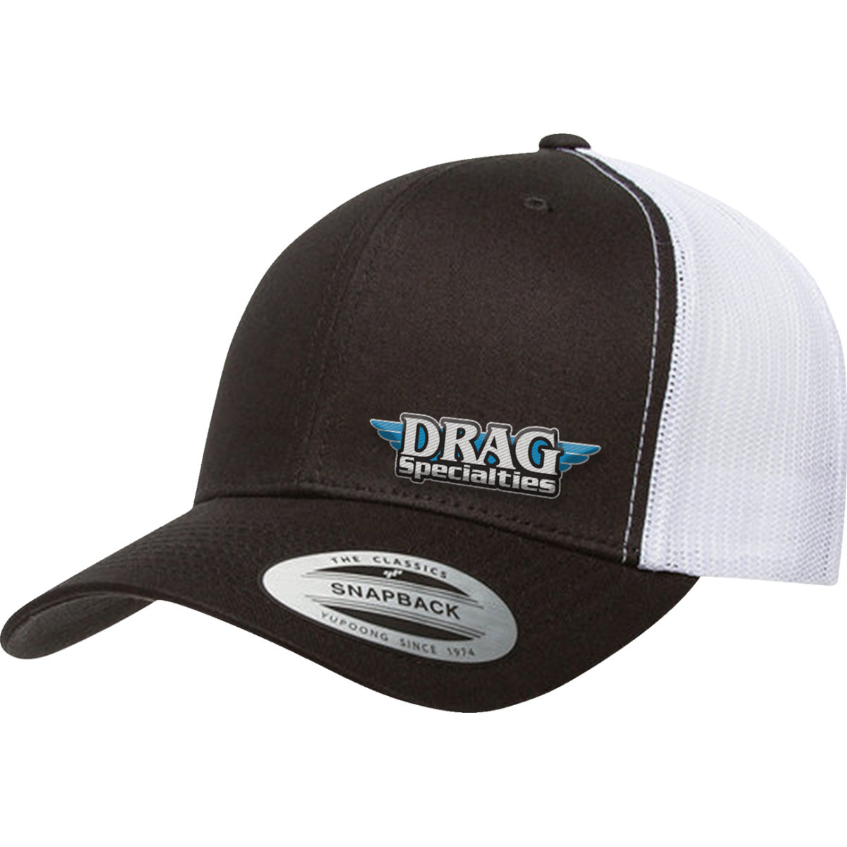 Drag Specialties - Drag Specialties Mesh Snapback Hat - Black/White