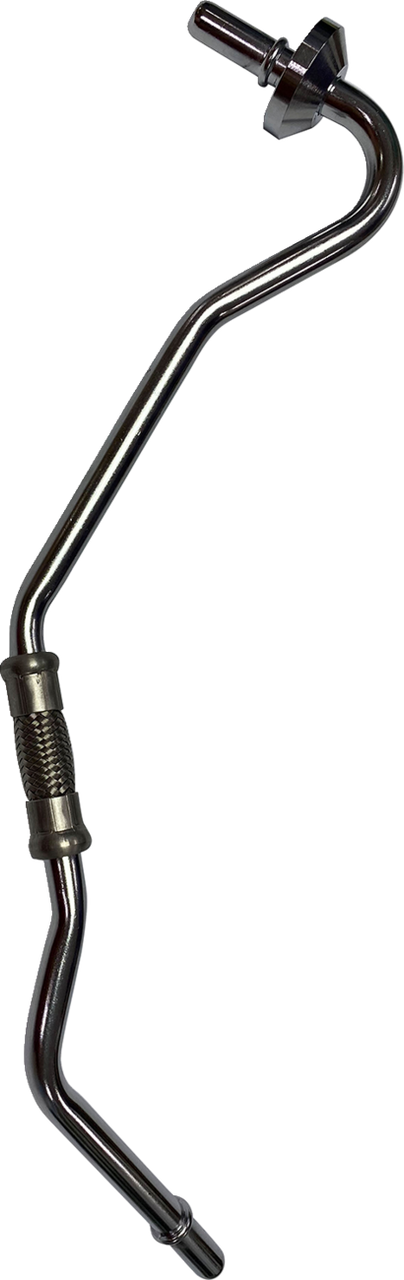 Drag Specialties Oil Line - Vent - Chrome - Softail