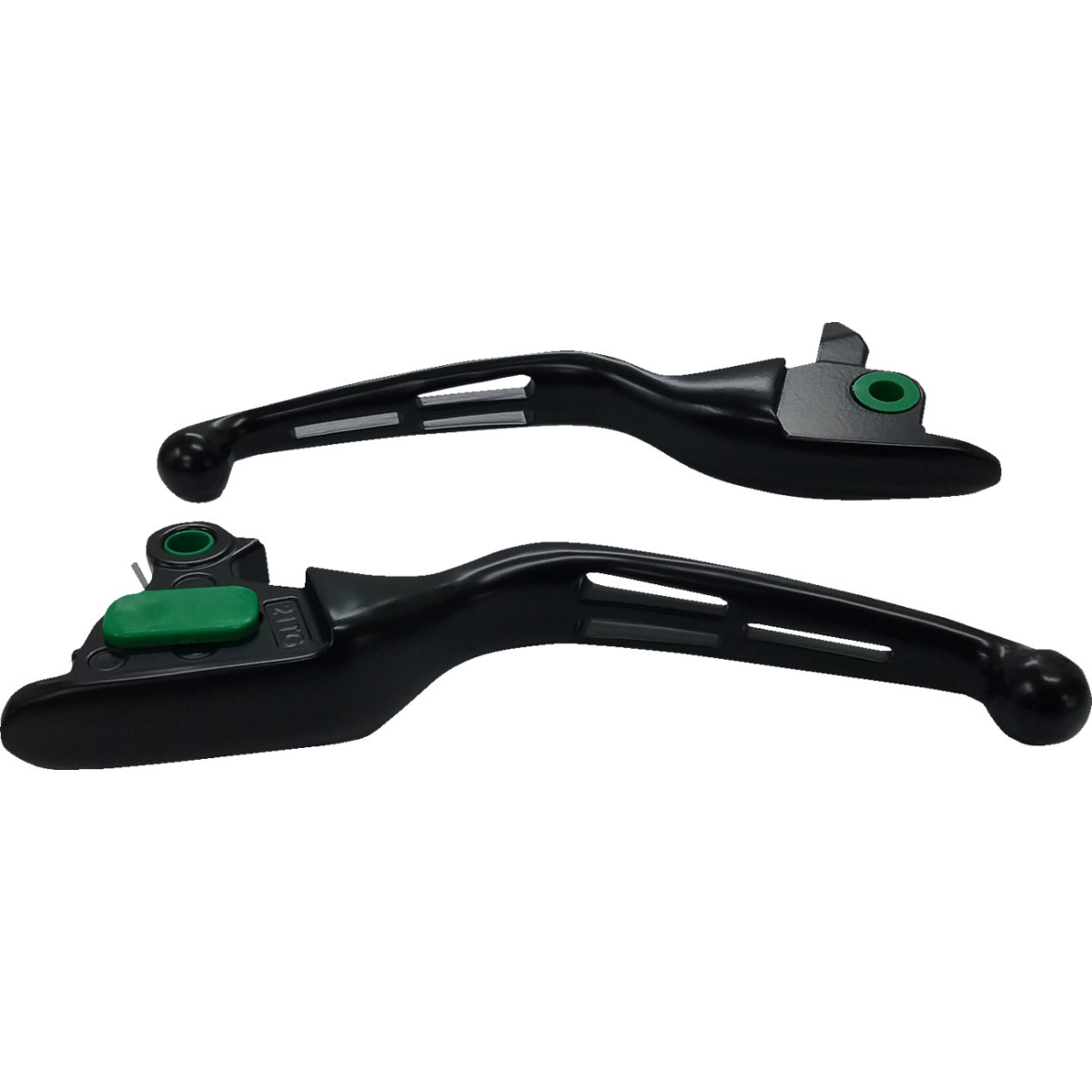 Drag Specialties - Slotted Wide Blade Lever Set - Black