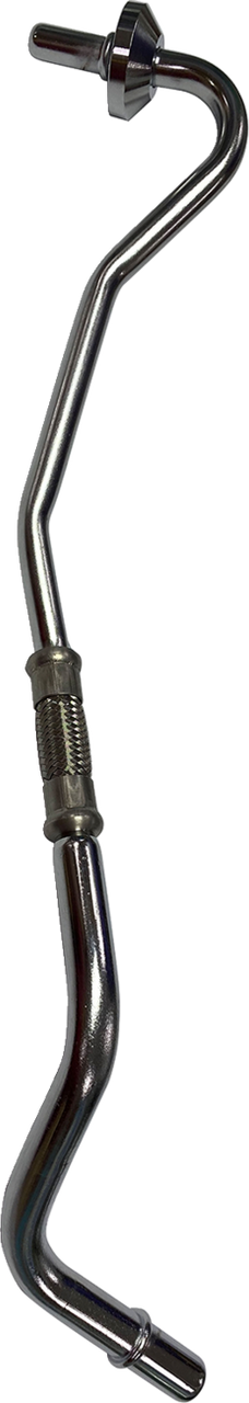 Drag Specialties Oil Line - Return - Chrome - Softail
