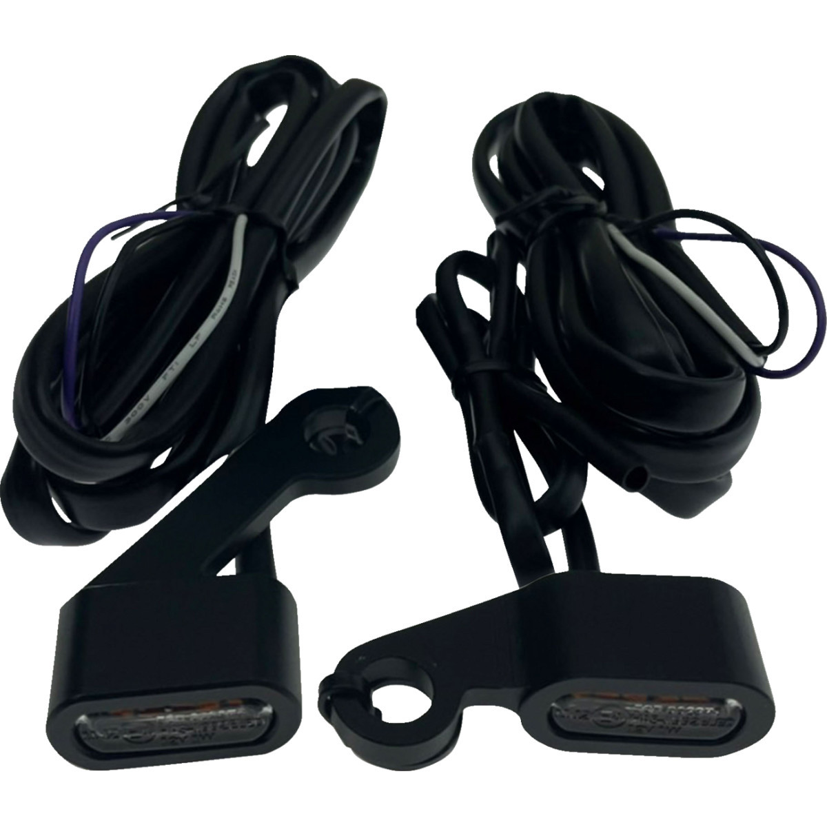 Drag Specialties - Marker Lights - Black - Smoke Lens - '04-'13 XL