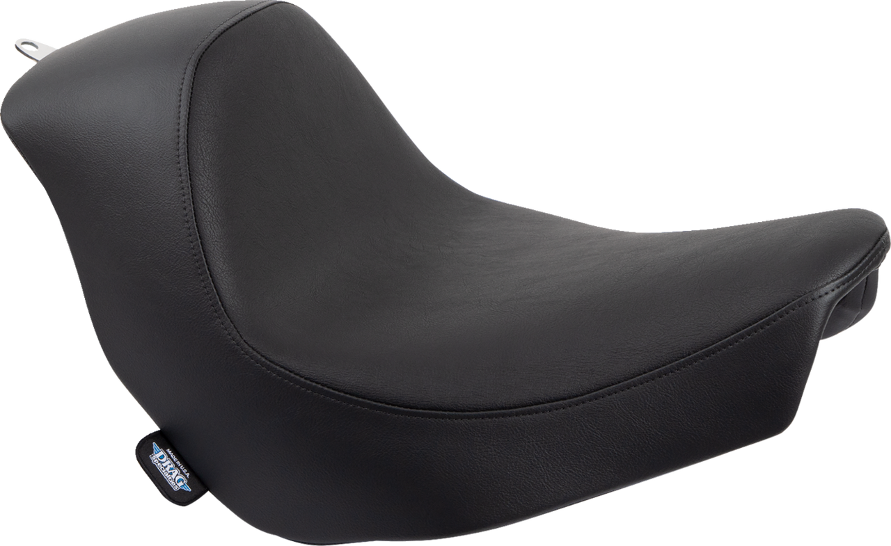 Drag Specialties #0802-1512 - Solo Seat - Black - Smooth - FL/FX '18-'23