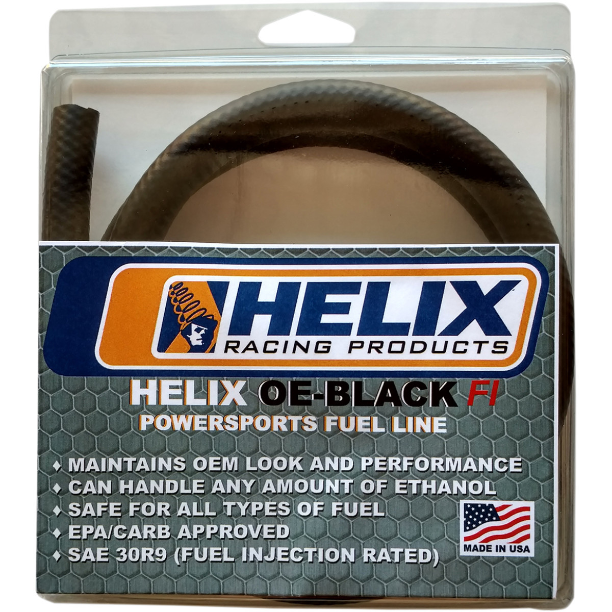 Helix #140-4603 - Fuel Line - Black - EFI - 1/4" x 3'