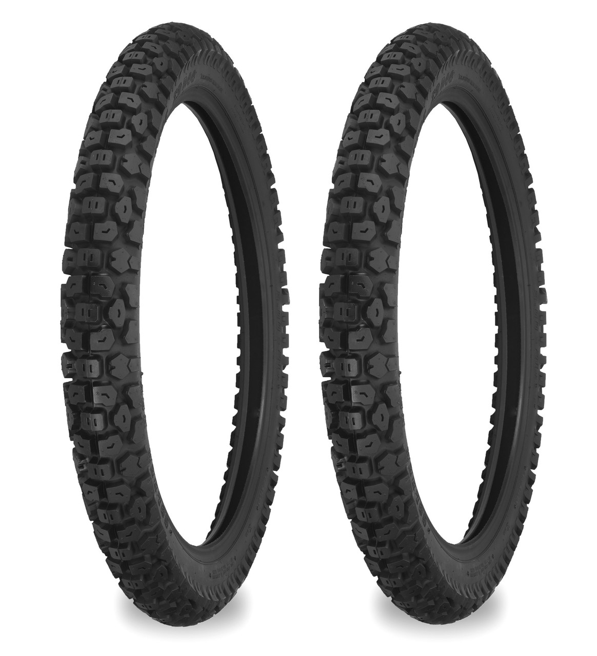 Shinko Tire 244 Series Front/Rear 3.50-18 62p Bias Tt (#87-4764)