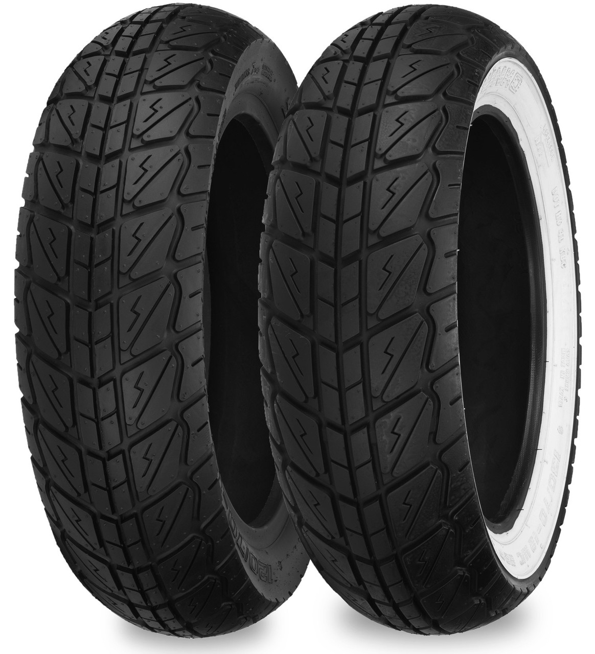 Shinko Tire 723 Series Front/Rear 140/70-12 65p Bias Tl W/W (#87-4259)