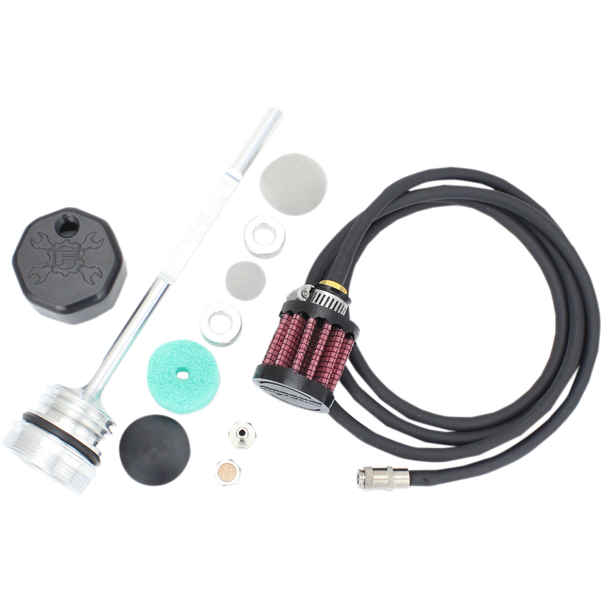 Feuling Parts #3088 - Vented Dipstick - Black - M8 Touring/Trike