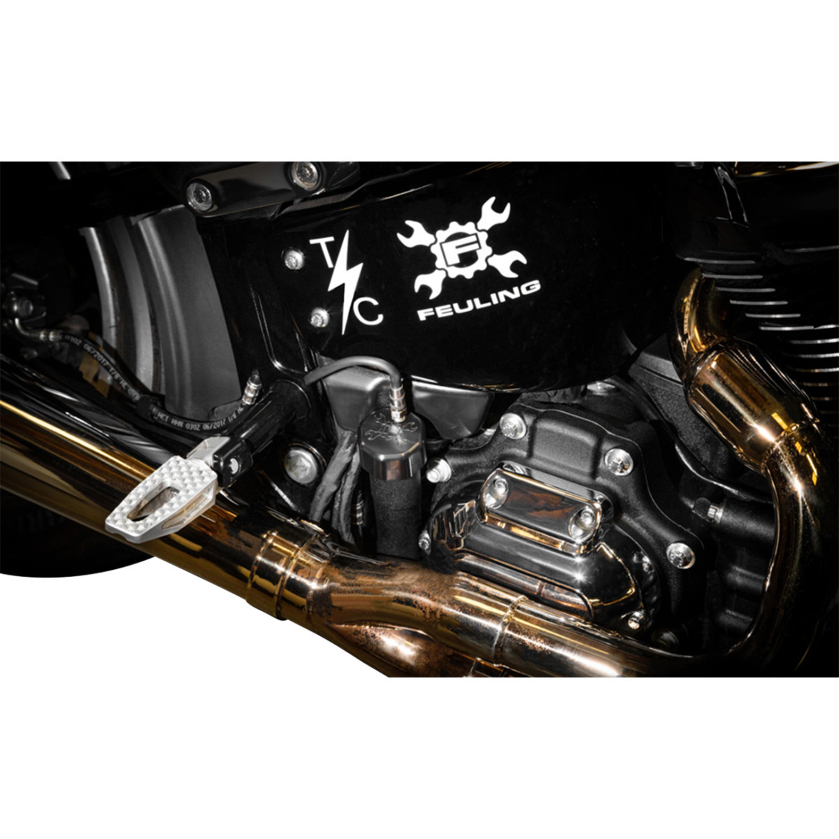 Feuling Parts #3086 - Vented Dipstick - Black - M8 Softail