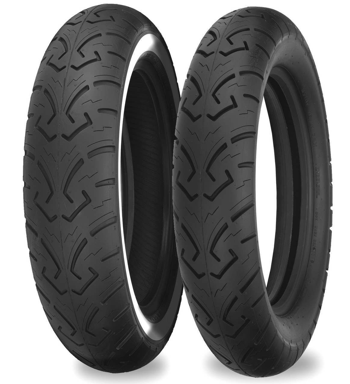 Shinko Tire 250 Series Front Mt90-16 73h Bias Tl W/W (#W/W 87-4101)