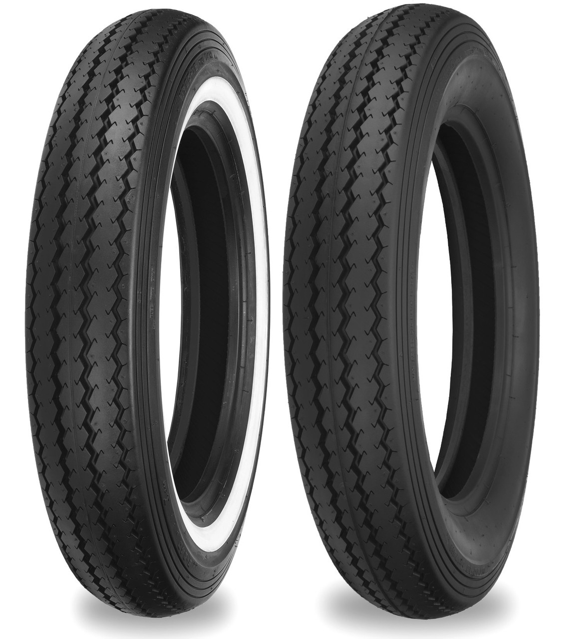 Shinko Tire Classic 240 Front/Rear Mt90-16 74h Bias Tt W/W (#W/W 87-4111)