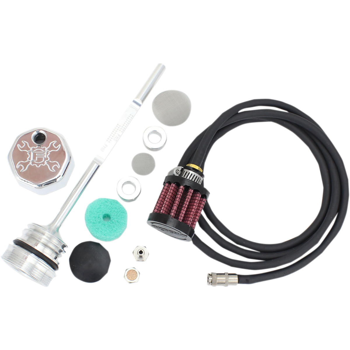 Feuling Parts #3087 - Vented Dipstick - Polished - M8 Touring/Trike
