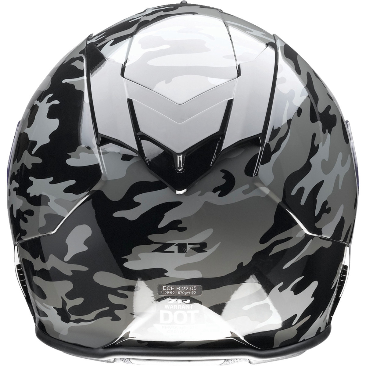 Z1R - Warrant Helmet - Camo - Black/Gray - XS