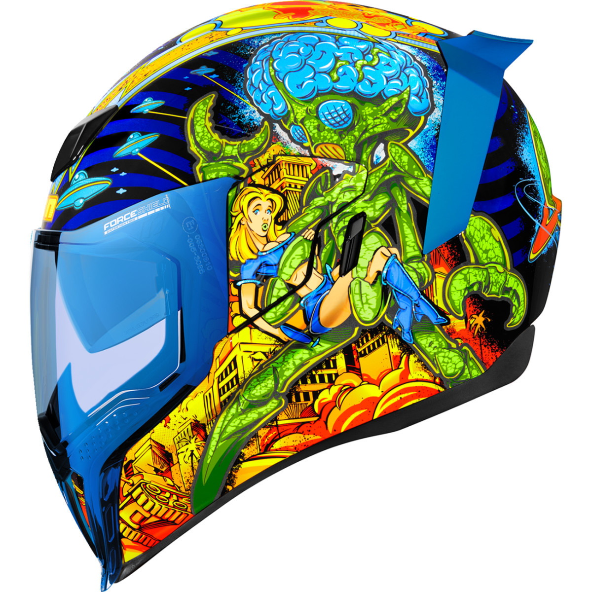 Icon - Airflite™ Helmet - Bugoid Blitz - Blue - XS