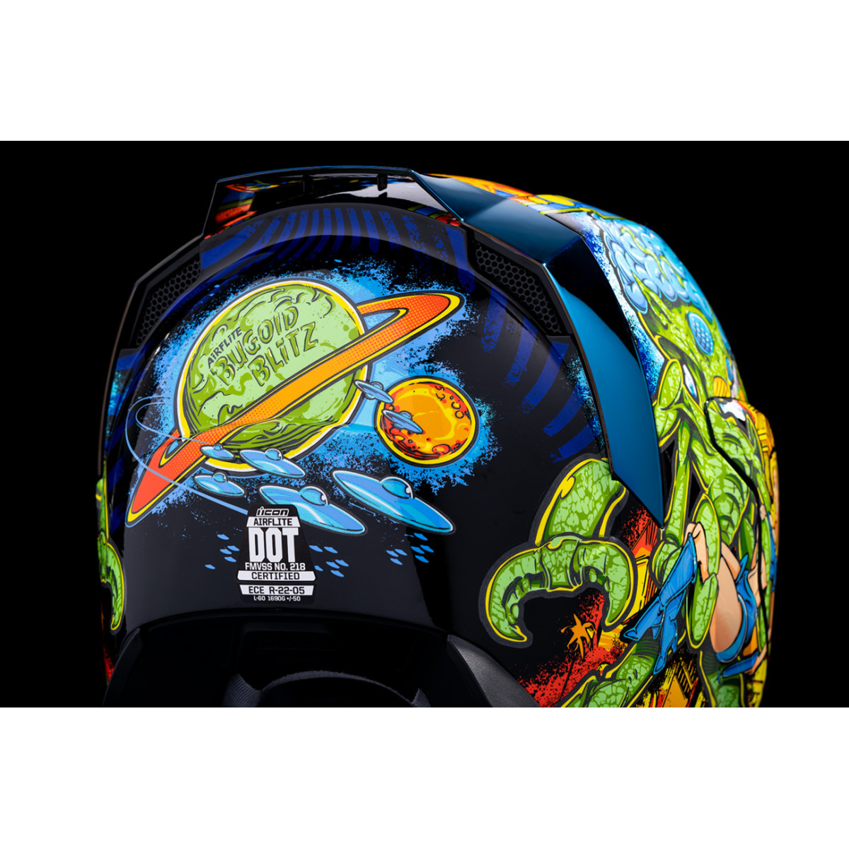 Icon - Airflite™ Helmet - Bugoid Blitz - Blue - XS