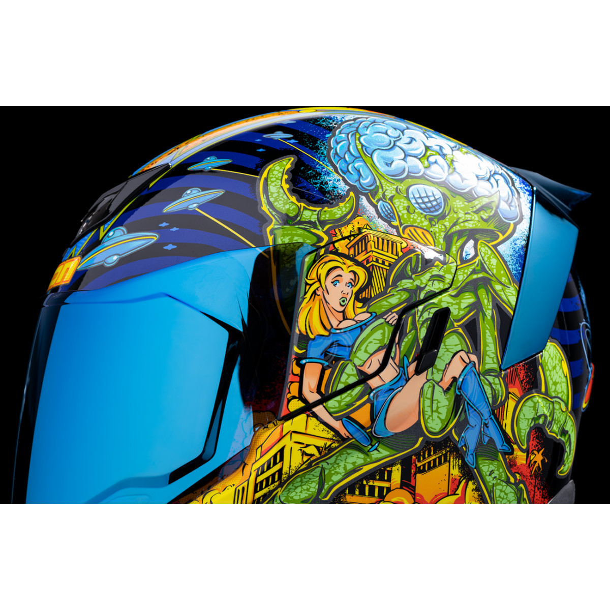 Icon - Airflite™ Helmet - Bugoid Blitz - Blue - XS