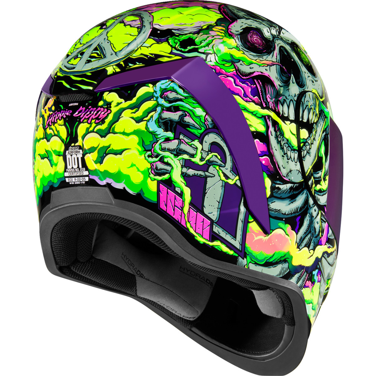 Icon - Airform™ Helmet - Hippy Dippy - Purple - XS