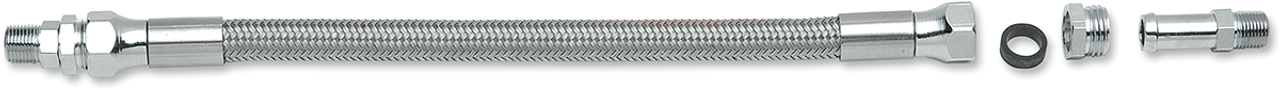 Drag Specialties Universal Oil Line - Stainless Steel - 11"