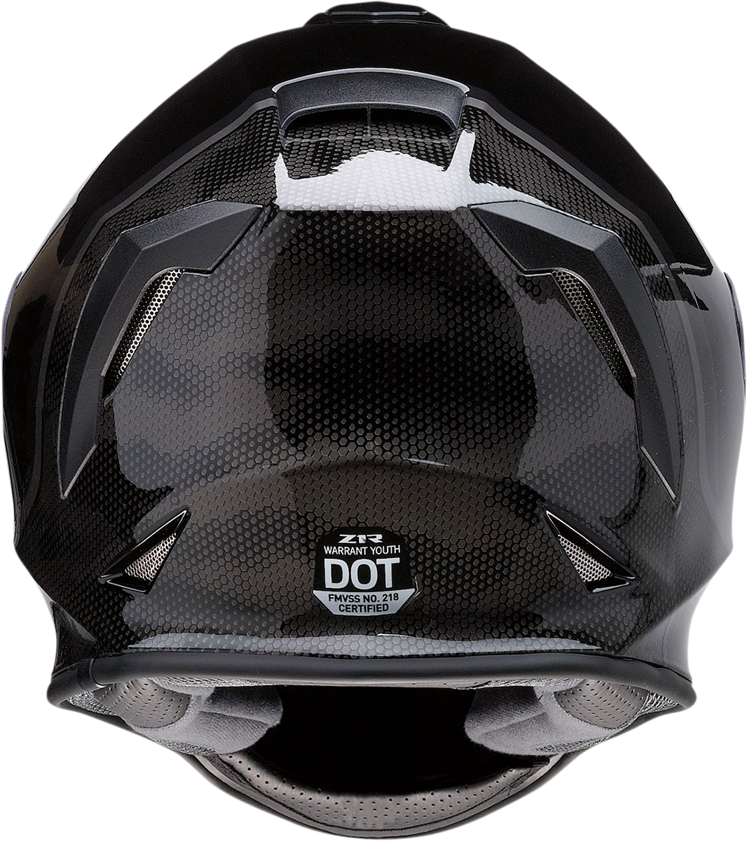 Z1r Youth Warrant Helmet - Kuda - Gloss Black - Small