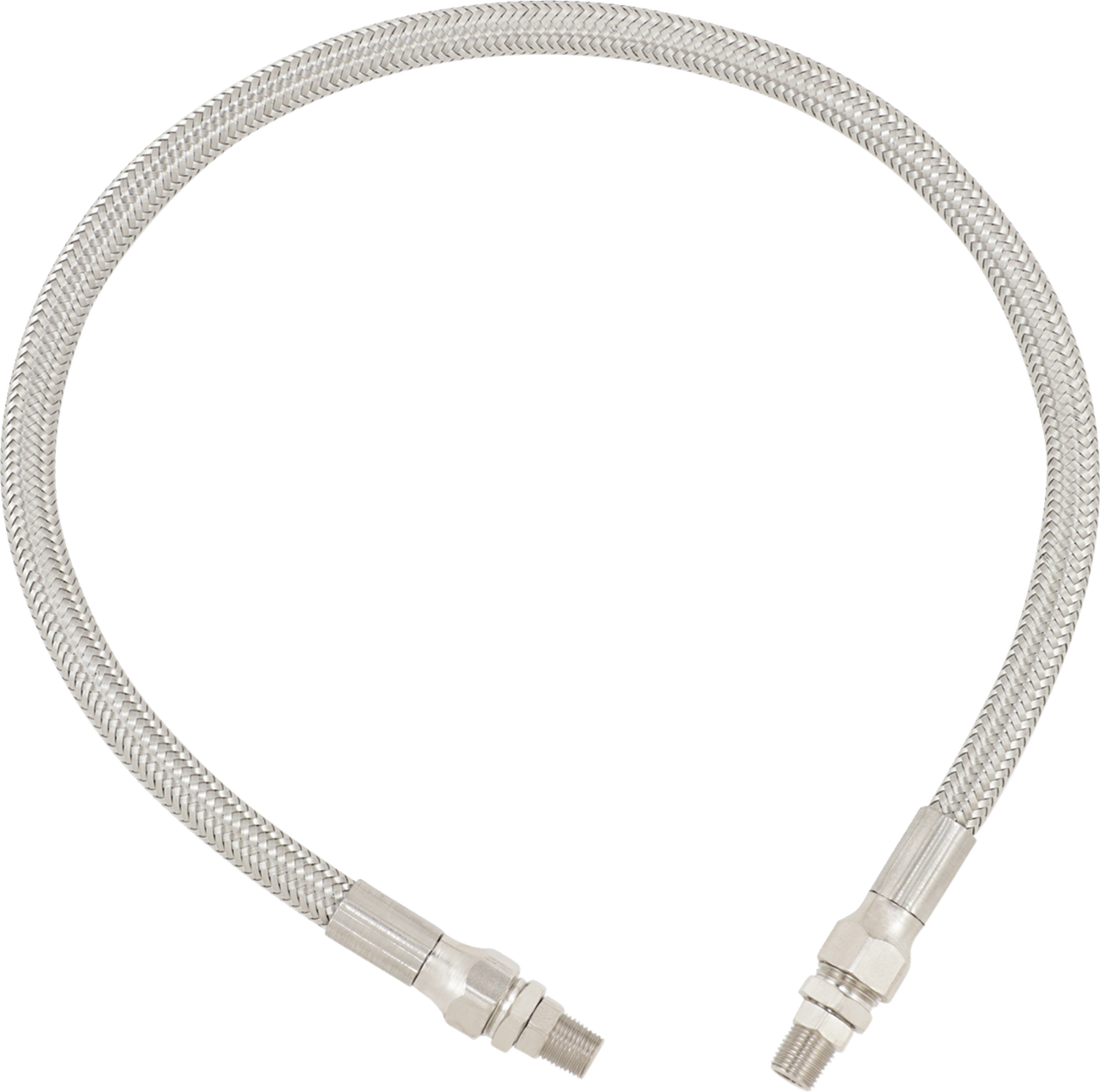 Oil Line with Fittings - Stainless Steel - 22"
