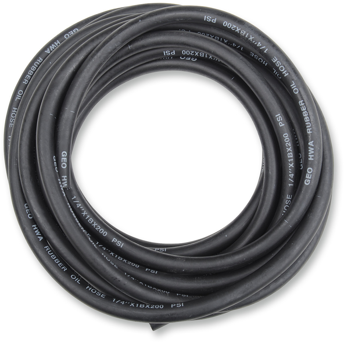 Emgo #14-03731 - Oil/Fuel Line - Black - 3/8" x 25'