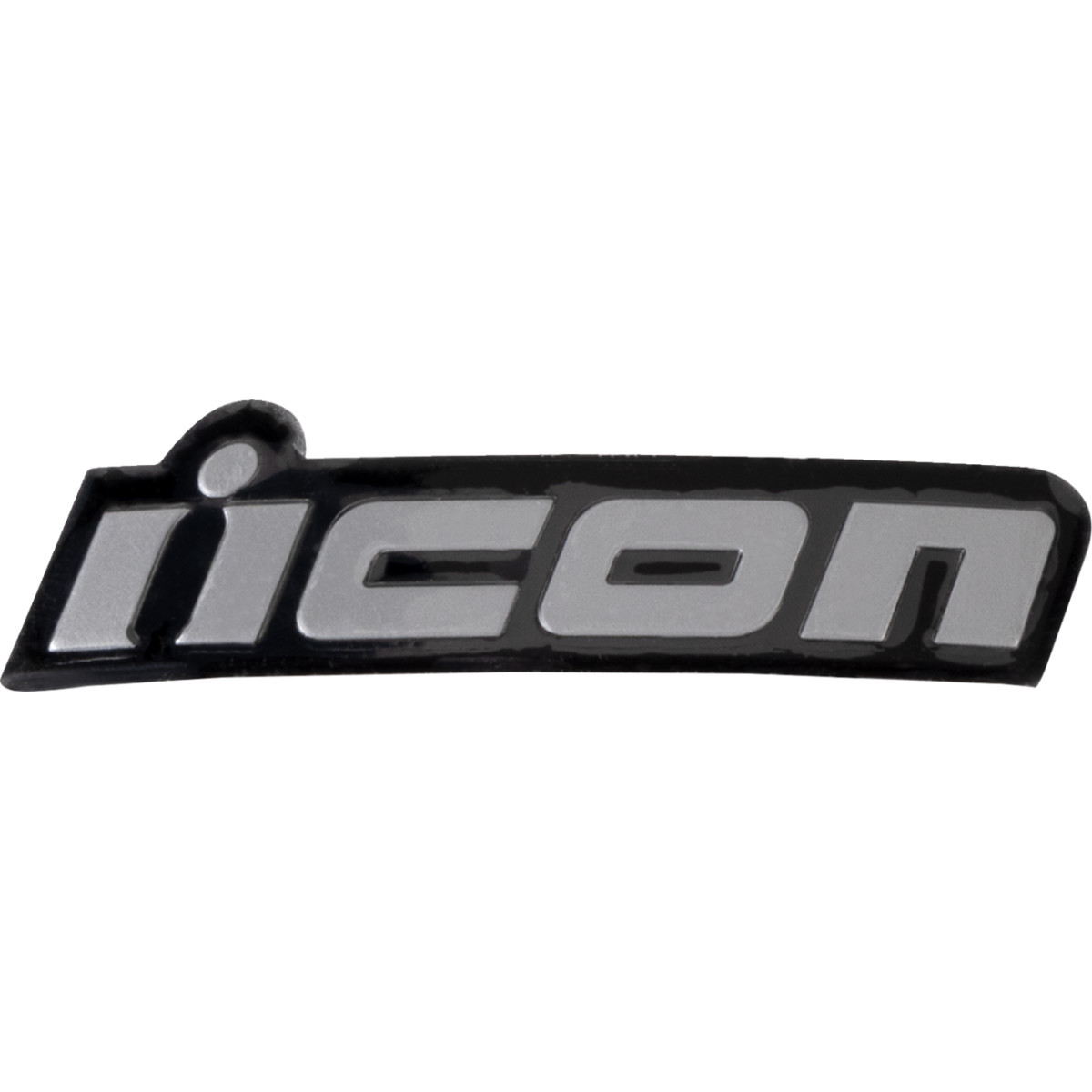 Icon - Domain™ Metallic Badge - Silver