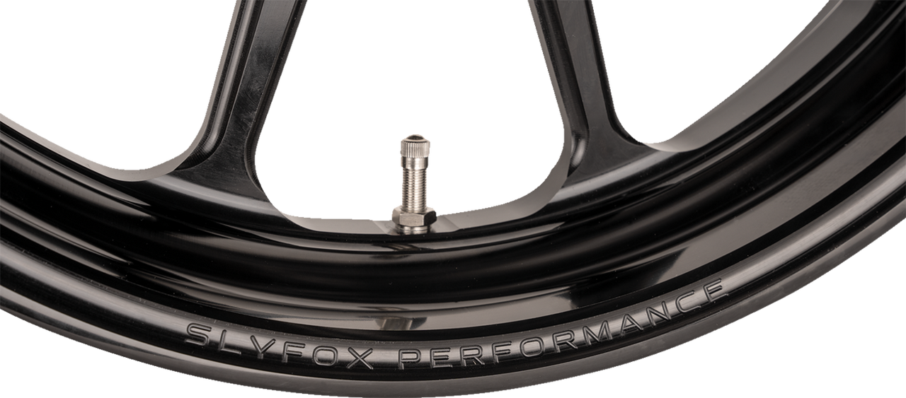 Slyfox #12027905RSLYAPB - Wheel - Track Pro - Front - Dual Disc/without ABS - Black - 19x3
