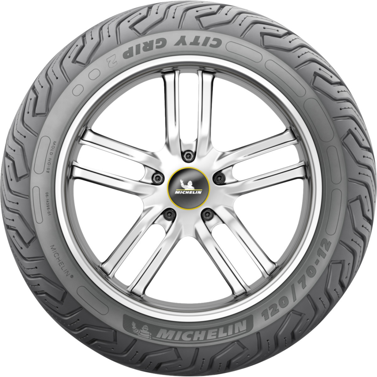 Michelin #30001 - Tire - City Grip 2 - Front - 120/70-13 - 53S