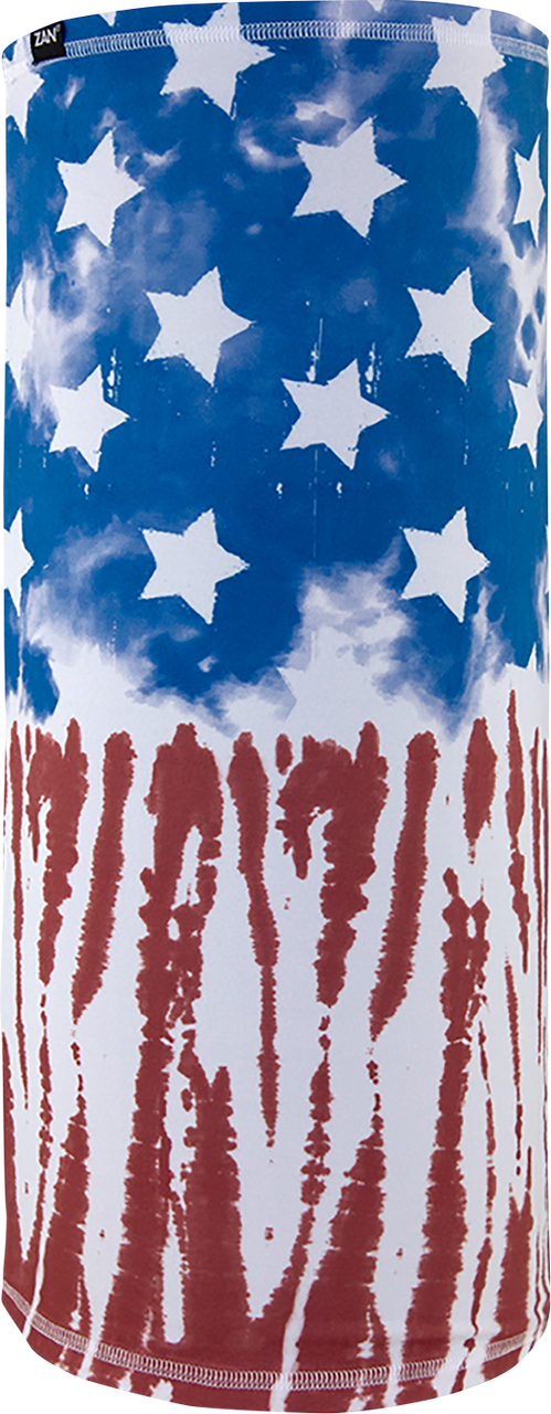 Zan Headgear Motley Tube® SportFlex® Neck Tube - Stars & Stripes Tie Dye