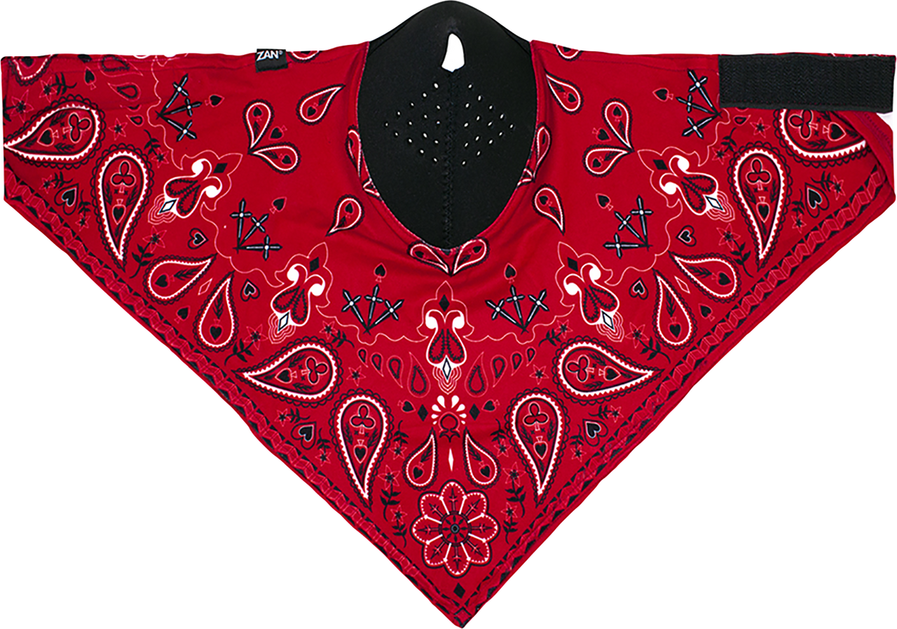 Zan Headgear Neodanna® SportFlex® Face Mask - Red Paisley