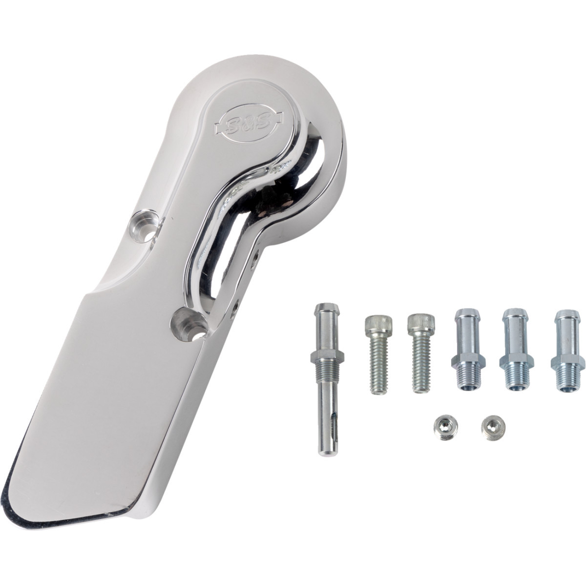 S&S Cycle #31-4105 - Oil Filter Mounting Bracket Kit - Polished