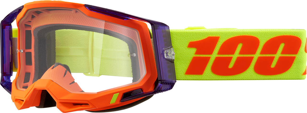 100% Racecraft 2 Goggles - Panam - Clear