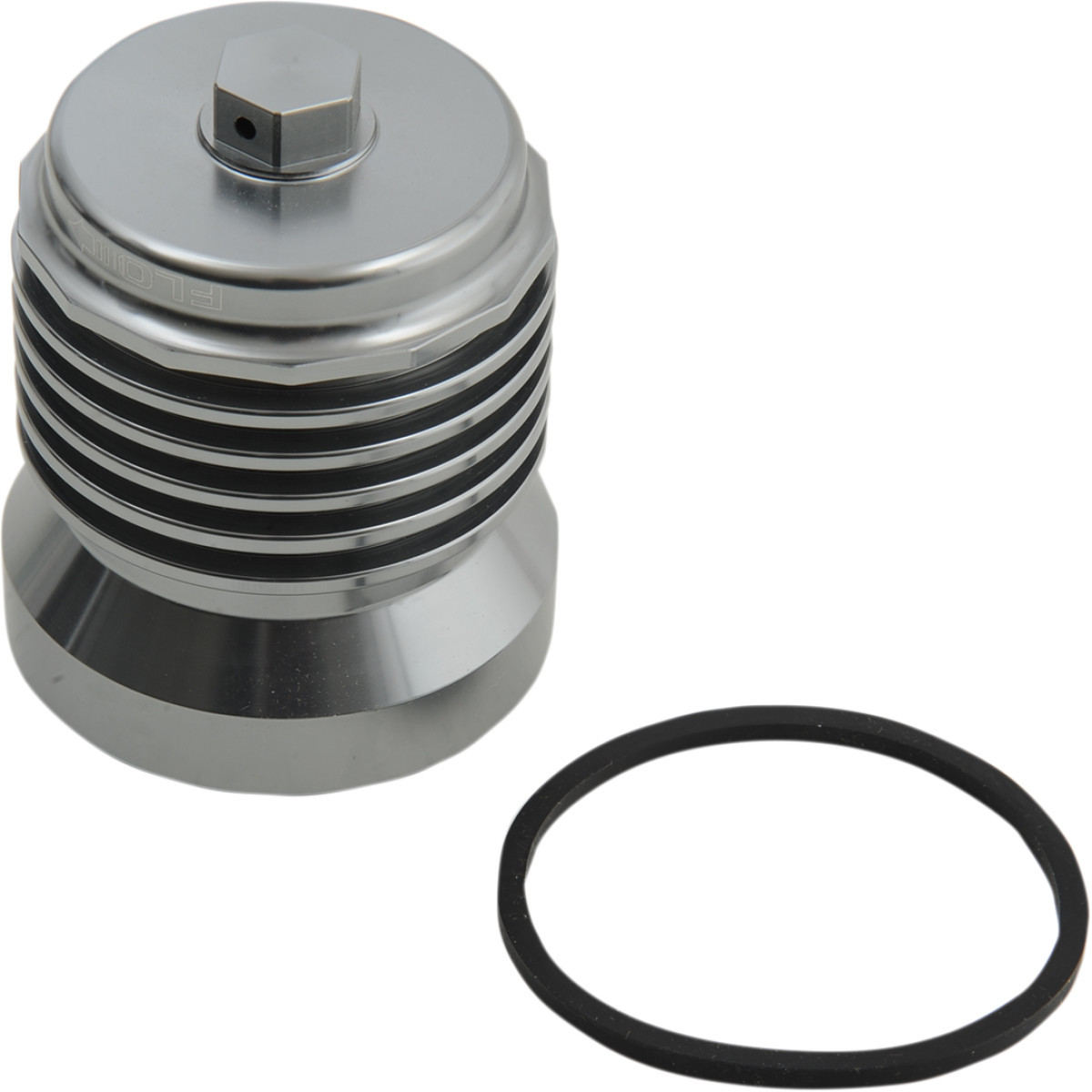 PC Racing #PCS5 - Flo® "Spin-on" Oil Filter - Gunmetal Gray - Ducati