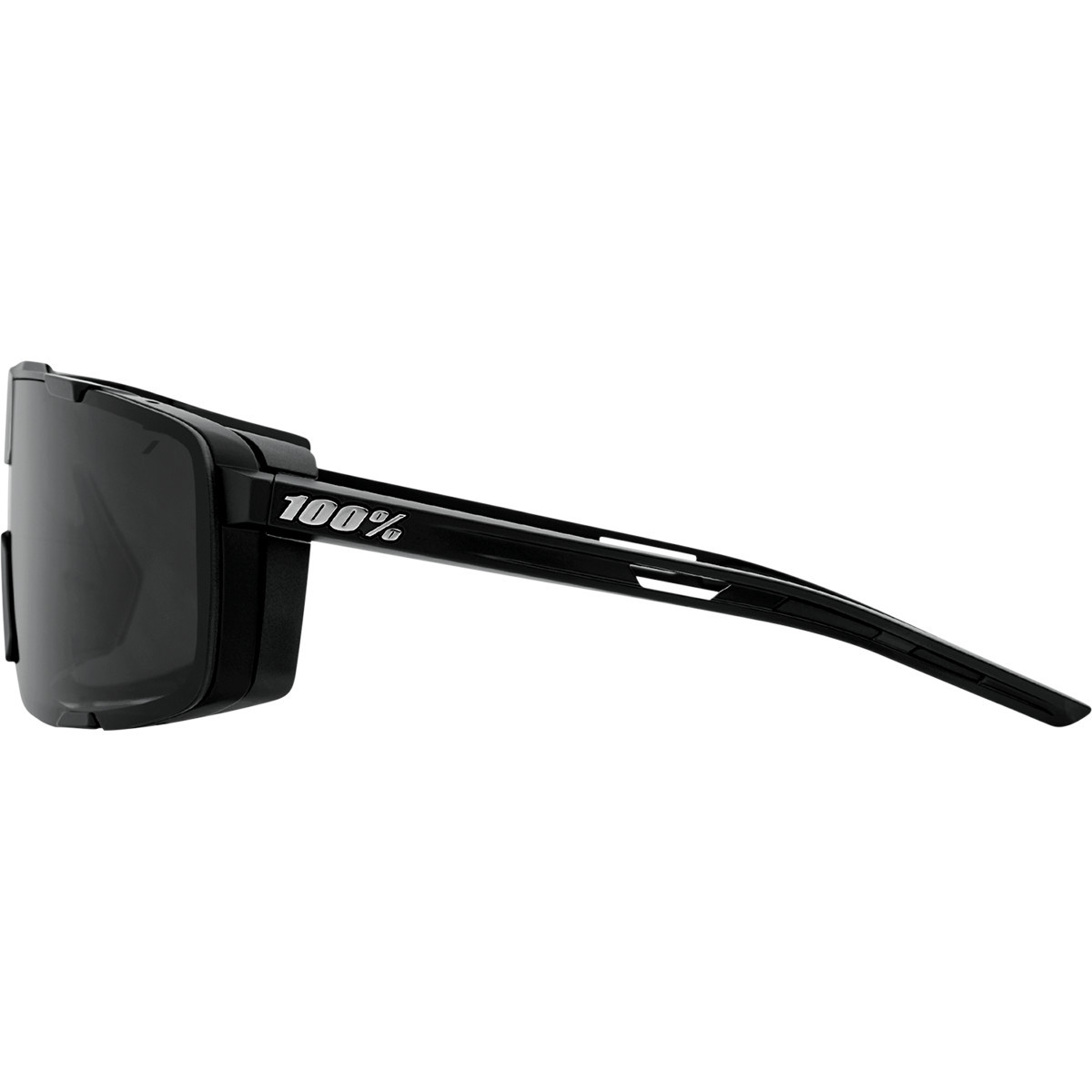 100% #61045-102-01 - Eastcraft Sunglasses - Matte Black - Smoke Lens