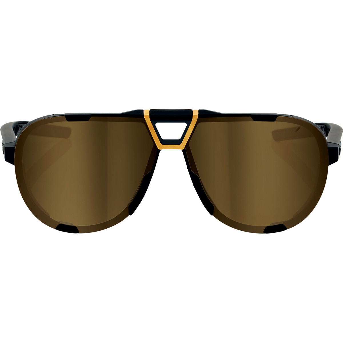 100% #61046-258-01 - Westcraft Sunglasses - Soft Tact Black - Soft Gold Mirror Lens
