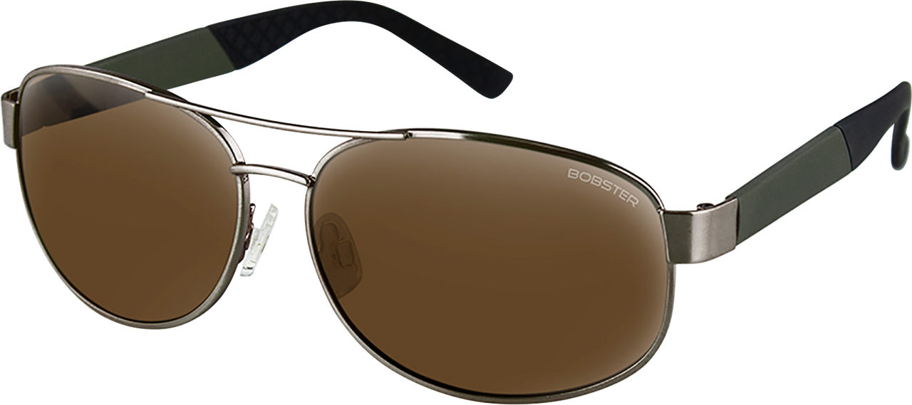 Bobster Commander Sunglasses - Olive/Bronze