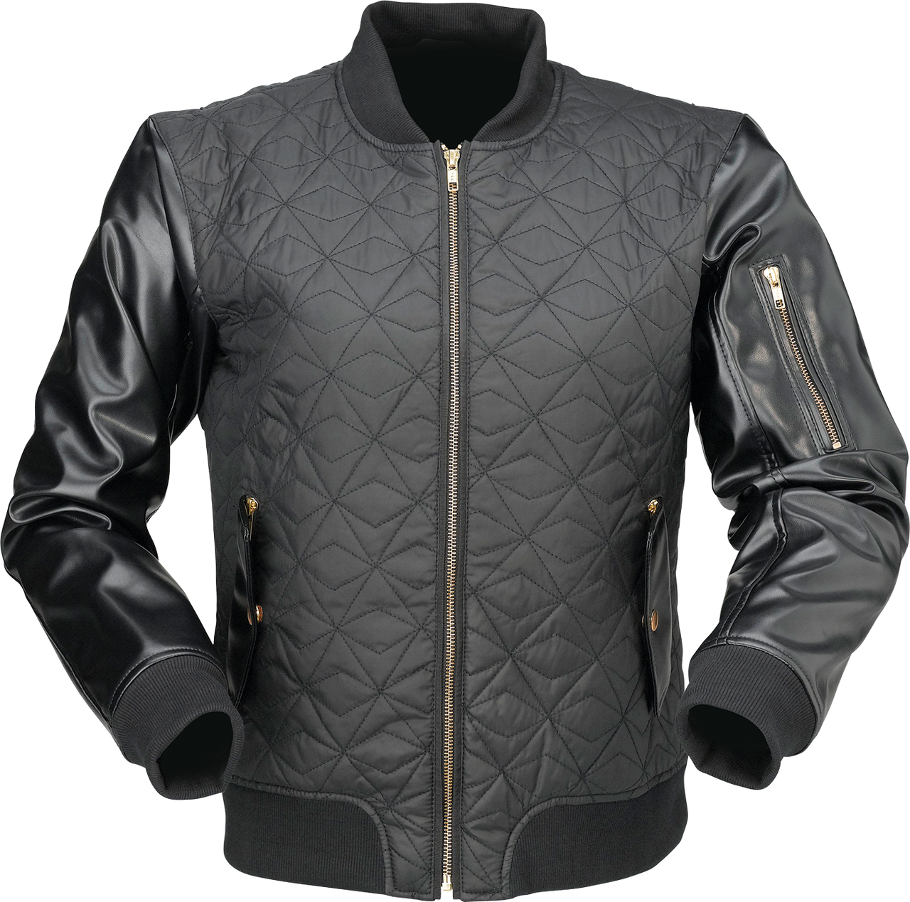 Z1r Womens Bomber Jacket - 3W - Black