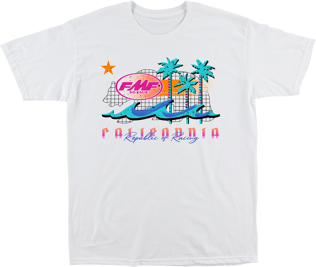 Fmf TEE WAVY WH XL
