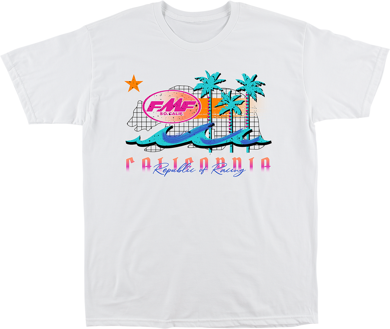 Fmf TEE WAVY WH XL