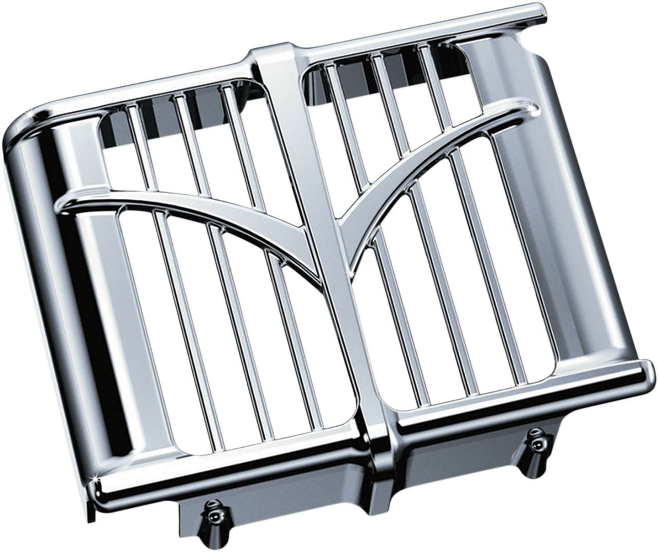 Oil Cooler Cover - Chrome - Indian