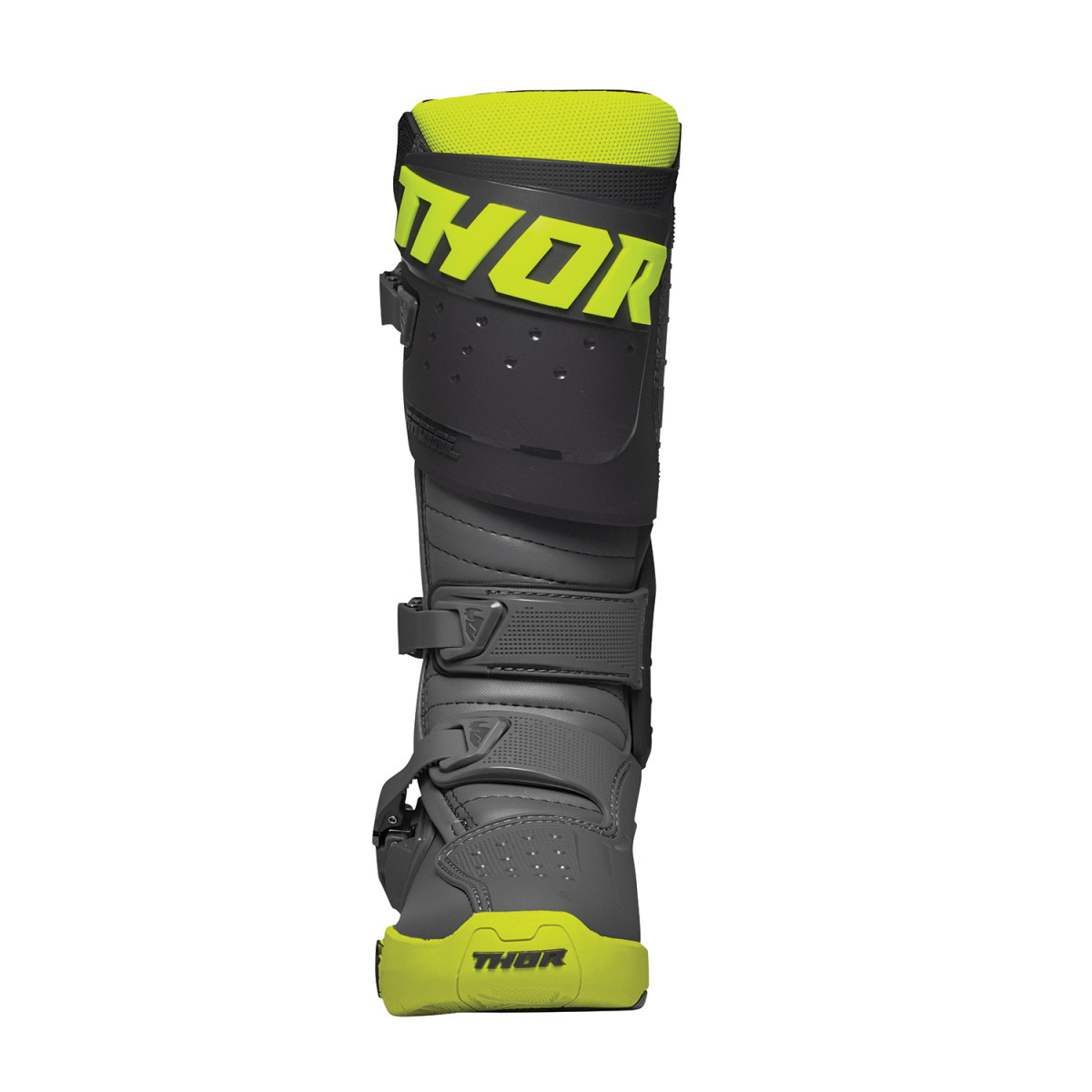 Thor - Radial Boots - Gray/Fluorescent Yellow - Size 7