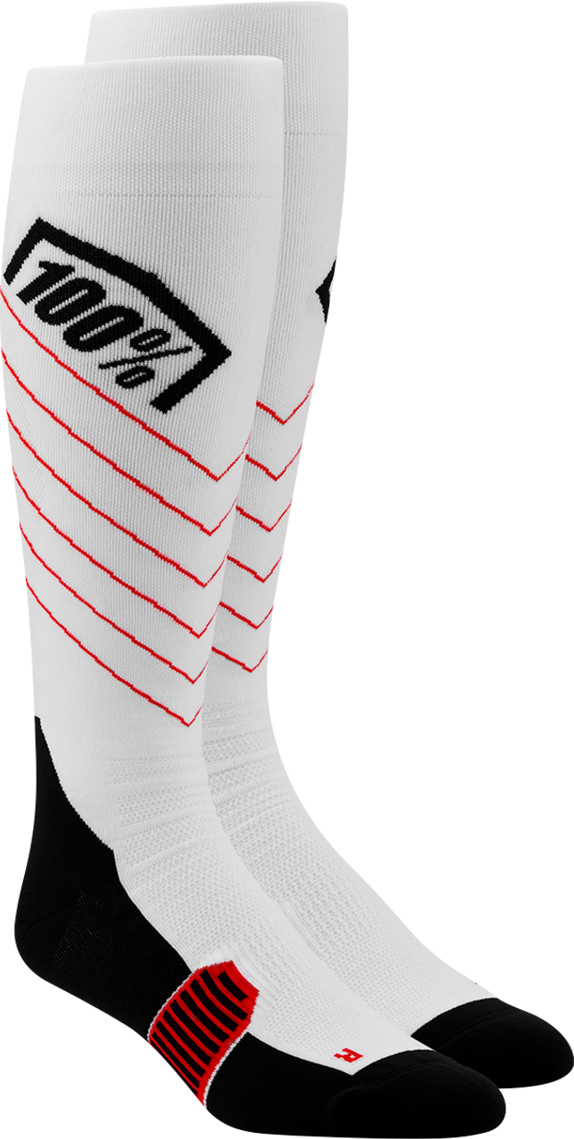 100% SOCK HI SIDE WH S/M