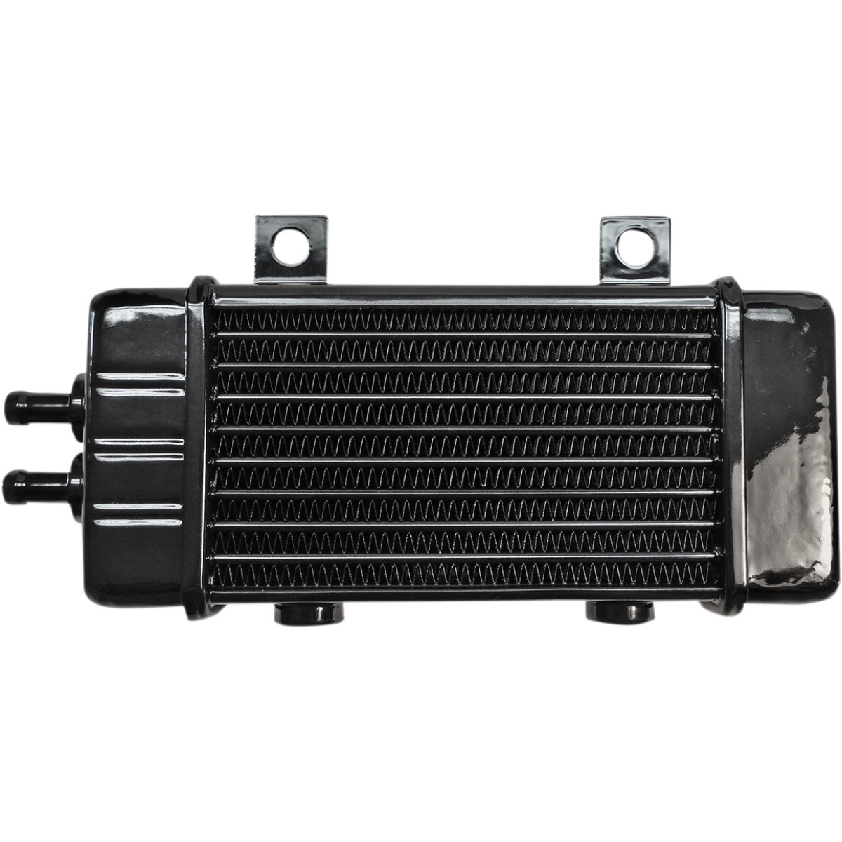 Jagg OIL Coolers #3160 - Universal Oil Cooler - 10-Row - Gloss Black
