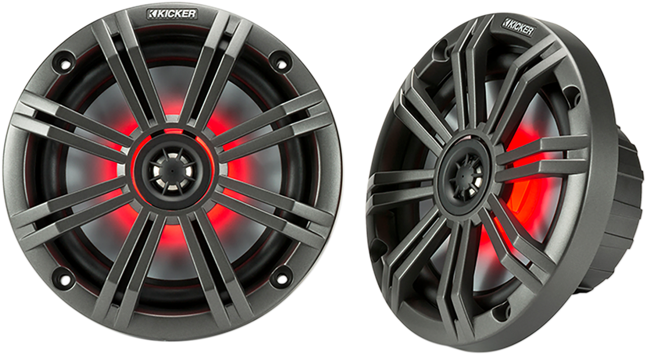 Kicker 6.5" Speakers - 7-Color LED