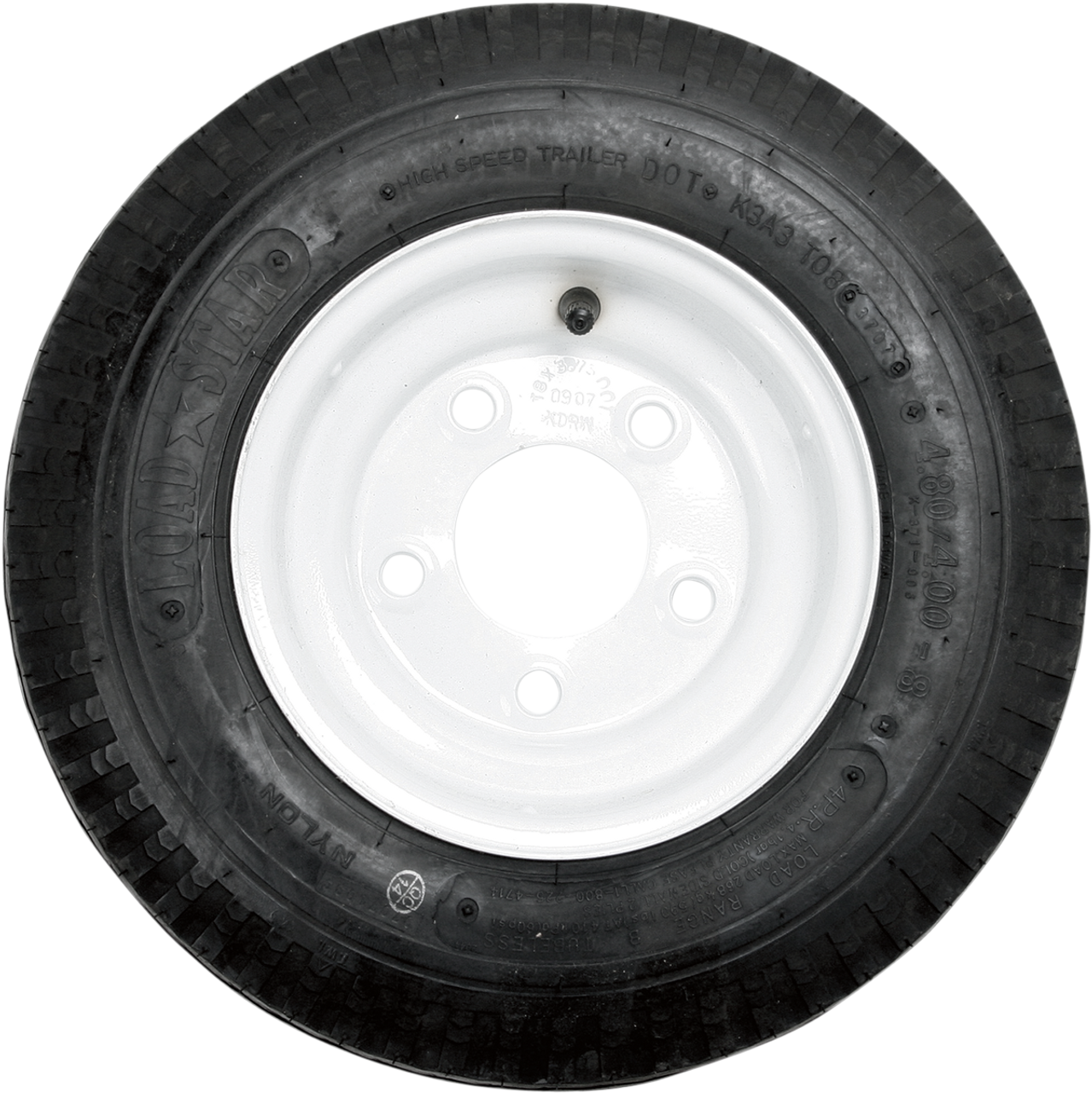 Kenda Tire/Wheel - Load Range B - 4.80-8 - 5 Hole - 4 Ply