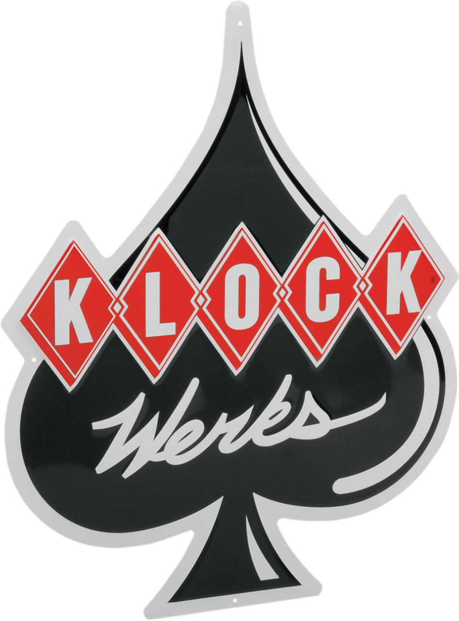 Klock Werks Metal Sign